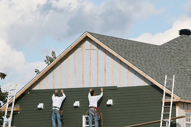 Professional Siding Replacement technician working in Union City, PA
